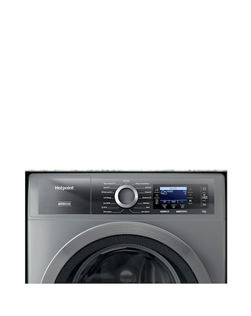 Hotpoint H809ADSGPOWERUK, 10kg, 1400rpm Washing Machine - Silver + Install