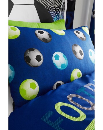 Catherine Lansfield Football Reversible Duvet Cover Set