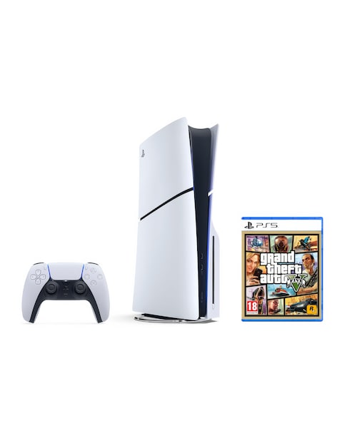 PlayStation 5 Disc 1TB Console + Grand Theft Auto V Bundle