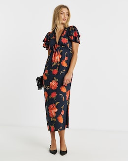 Hope &amp; Ivy Felicity Midi Dress
