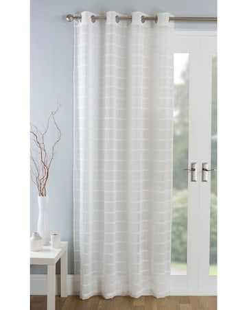 Antigua Linen-look Eyelet Voile