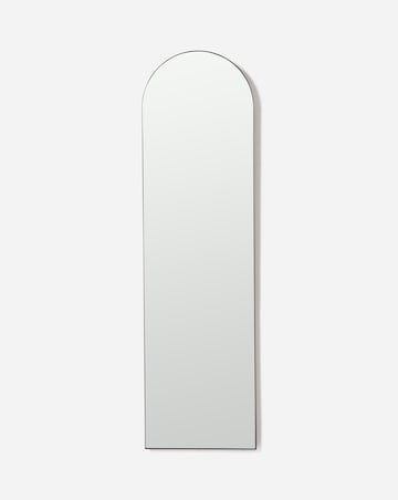 Black Slim Arched Leaner Mirror