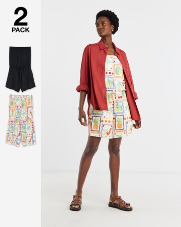 2 Pack Bandeau Playsuits