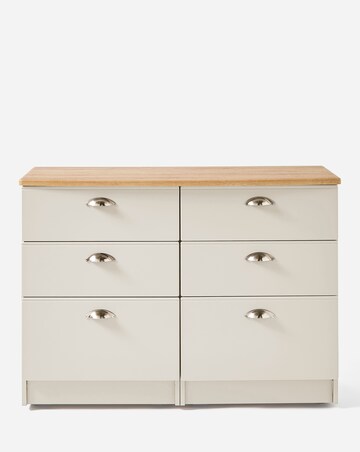 Brooke Ready Assembled 6 Drawer Chest