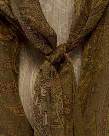 Mango Oak Bow Printed Blouse