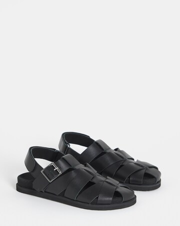 Seattle Fisherman Style Mules With Slingback - Extra Wide Fit (EEE)