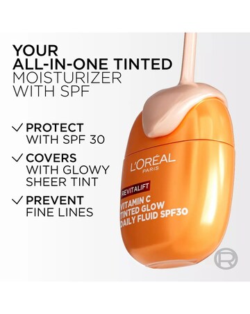LOreal Paris Revitalift Clinical Vitamin C Tinted Glow Daily Fluid SPF 30 40ml
