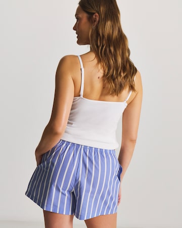 Pretty Secrets (2 Pack) Stripe Woven Pyjama Shorts