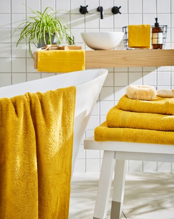 Supersoft Snuggle 450gsm Towel Mustard
