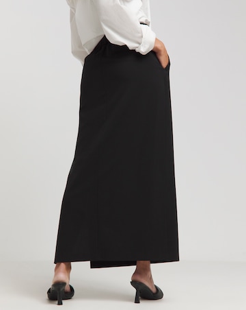 Black Magisculpt Tailored Maxi Skirt