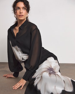 Joanna Hope Chiffon  Slip Skirt