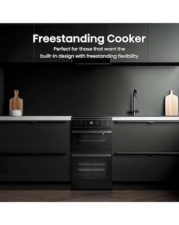 Hisense HDCEC5C10B 50cm Electric Double Cooker - Black