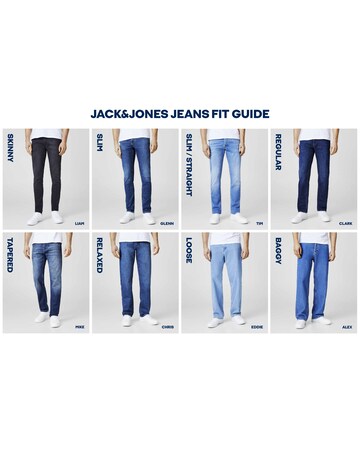 Jack & Jones Loose Tapered Fit Mike Jeans in Mid Blue
