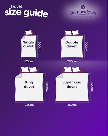 Slumberdown Feels Like Down 10.5 Tog Duvet