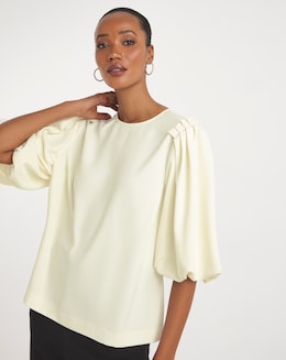 Joanna Hope Puff Sleeve Blouse