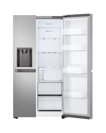 LG GSLC41PYPE Total No Frost American Fridge Freezer Silver