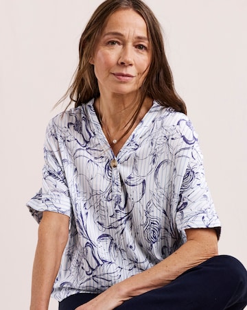 Julipa Crinkle Short Sleeve Top