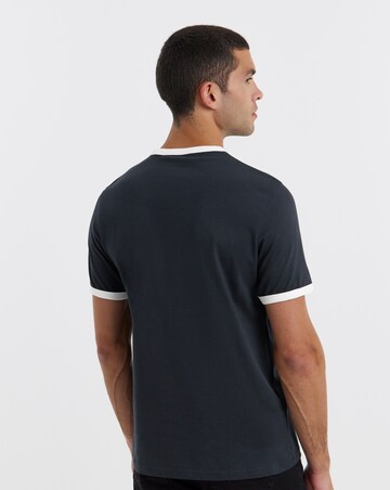 Lyle & Scott Navy Short Sleeve Ringer T-Shirt