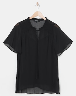 Chiffon Short Sleeve BLouse