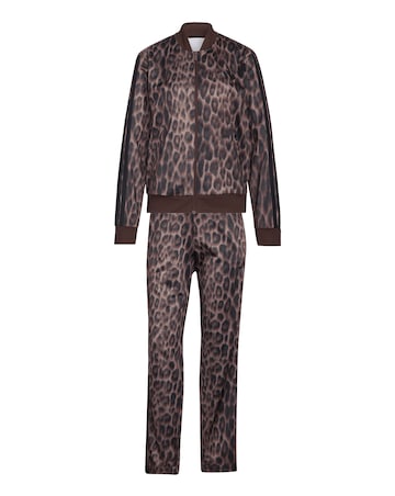 adidas Leopard Print 3 Stripe Tracksuit