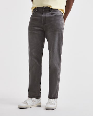 Union Wardrobe Classic Straight Jean- Grey