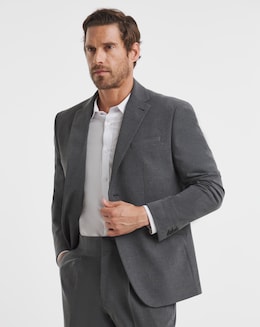 Tailored Relaxed Fit Stetch Suit Jacket