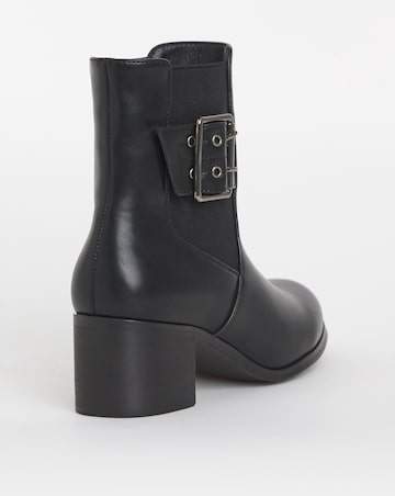 Cushion Walk Block Heel Boot EEE Fit