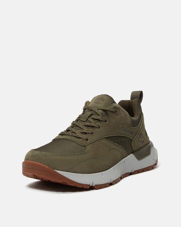 Timberland Voyager Park Low Lace Sneaker - Dark Green