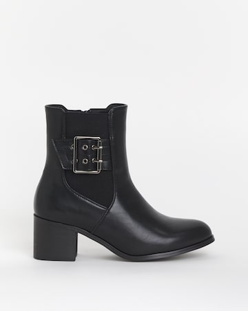 Cushion Walk Block Heel Boot E Fit