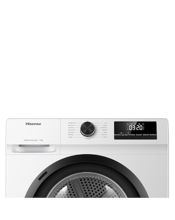 Hisense DH1Q902BW2 1 Series 9kg Heat Pump Dryer White