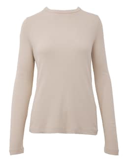 Anthology Almond Bamboo Jersey Long Sleeve Tee