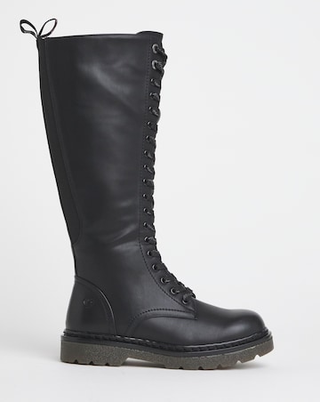 Heavenly Feet Avalon Knee High Boots Standard to Curvy Calf Ex Wide Fit