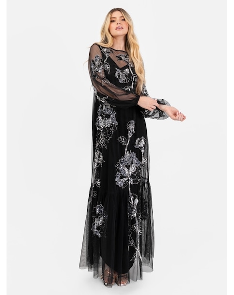 Maya Deluxe Embellished Dress