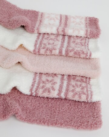 Pretty Secrets 5 Pack Fluffy Socks