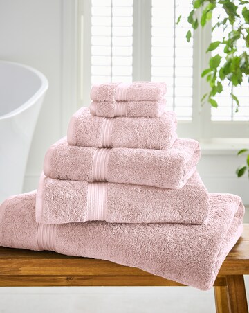 Egyptian Cotton 600GSM Towel - Soft Pink
