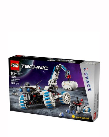 LEGO Technic Lunar Outpost Moon Rover Space Vehicle, STEM Toy 42211