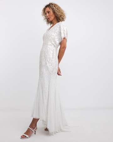 Joanna Hope Sequin Bridal Maxi Dress