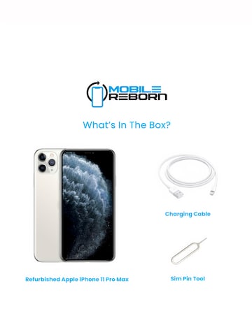 Refurbished Apple iPhone 11 Pro Max 64GB - Silver (Pristine Condition)