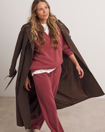 Coral Anthology Wide Leg Jogger