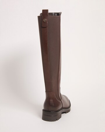 Macey Leather High Leg Boot E Fit Standard Calf