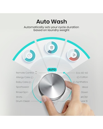 Hisense 3S Series WF3S9043BW3 WiFi-enabled 9kg 1400 Spin Washing Machine - White