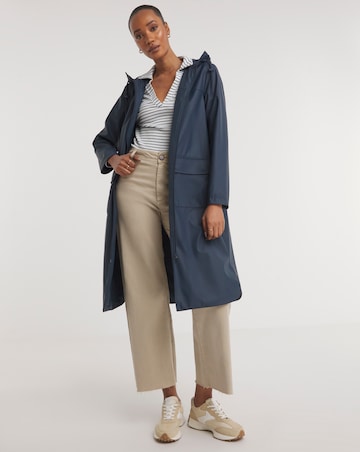 Longline Coated Raincoat