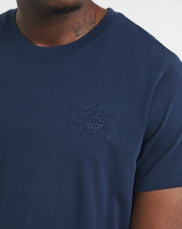 Levi's Short Sleeve Chest Graphic T-Shirt - Navy