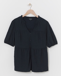 Crinkle Tiered Top