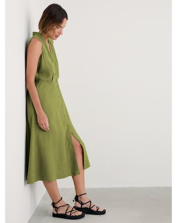 Seasalt Cornwall Sleeveless Carved Wood Dress