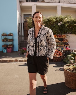 Pure Cotton Printed Quilt Jacket