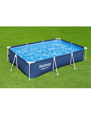 Bestway 9ft 10in Steel Pro Rectangular Pool Set