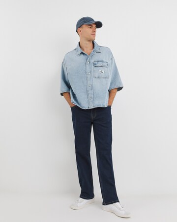 Calvin Klein Jeans Boxy Short Sleeve Denim Shirt
