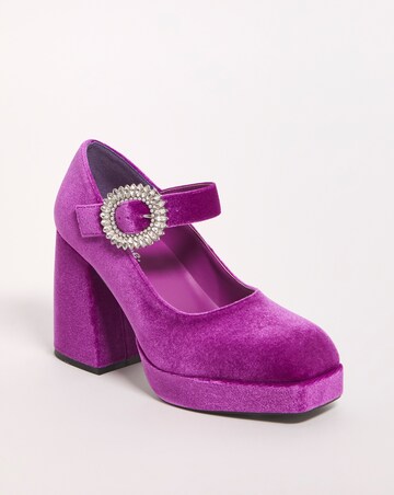 Dinah Mary Jane Platform Heeled Shoes - Extra Wide Fit (EEE)