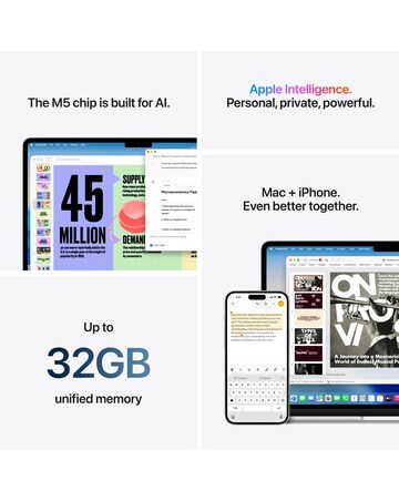 Apple MacBook Air (M5, 2026) 13in 10-core CPU 10-core GPU 16GB 1TB - Starlight